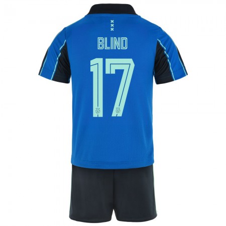 Billiga Fotbollströjor AFC Ajax Daley Blind 17 Barn Borta tröja 2021/22 Kortärmad 